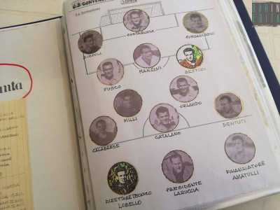 La formazione dell'U.S. Conversano campione dell'Italia Libera